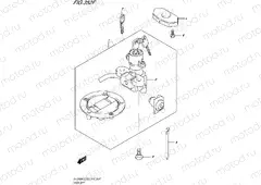 352F - LOCK SET (DL1000AL5 E33)