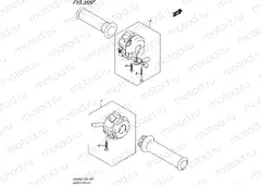 355F - HANDLE SWITCH (SV650AUL9 E19)