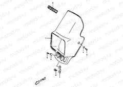 35A - HEADLAMP COVER (E24)
