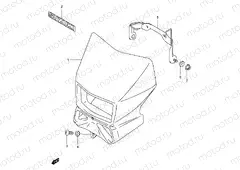 35A - HEADLAMP COVER (MODEL K2/K3/K4/K5)
