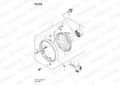 35A - HEADLAMP (SV650K9/AK9 E24)