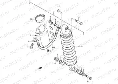 35A - REAR SHOCK ABSORBER (MODEL K)