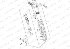 35A - REAR SHOCK ABSORBER (MODEL K4)