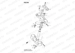 35A - STEERING STEM (MODEL K8/K9)