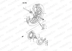35B - FRONT WHEEL (MODEL N/P/R/S)