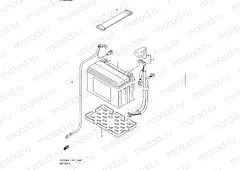 36 - BATTERY (GSF650AL1 E21)