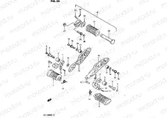 36 - FOOTREST (GS1100GKZ)