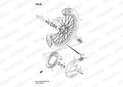 36 - FRONT WHEEL