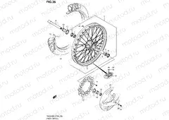 36 - FRONT WHEEL