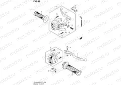 36 - HANDLE LEVER (EN125-2AK3/AK7/AK8)