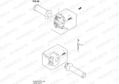 36 - HANDLE SWITCH (DR-Z400EK5/K6/K7/K9 E24)
