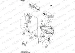 36 - REAR COMBINATION LAMP (W/REFLECTOR)