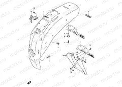 36 - REAR FENDER
