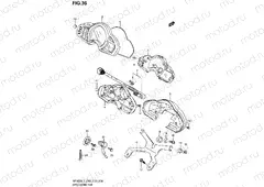 36 - SPEEDOMETER (SFV650L3 E33)