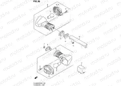 36 - TURNSIGNAL LAMP (SV1000S/S1/S2)