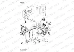 36 - WIRING HARNESS (GSF1250AK7/AK8/AK9)