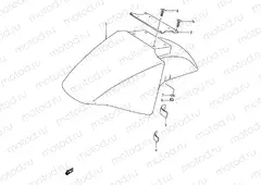 36A - FRONT FENDER (MODEL S/T)