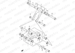 36A - REAR CUSHION LEVER (MODEL K4/K5/K6)