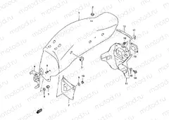 36A - REAR FENDER (MODEL K3)