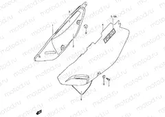 36B - FRAME COVER (MODEL K3/K4/K5)