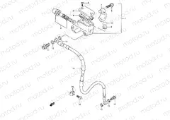 36B - FRONT MASTER CYLINDER (MODEL T P37)