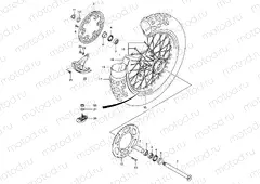 36C - REAR WHEEL (MODEL K5)