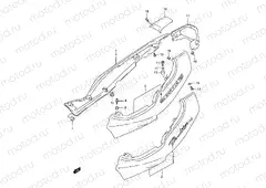 36E - FRAME COVER (GSF1200X/SX)