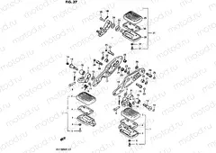 37 - FOOTREST (GS1100GK2/GKD)