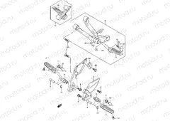 37 - FOOTREST (SV1000S/S1/S2K3)