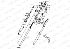 37 - FRONT FORK (GT200EX)