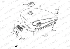 37 - FUEL TANK (MODEL N/P/R)