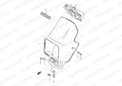 37 - HEADLAMP COVER (MODEL R/S/T)