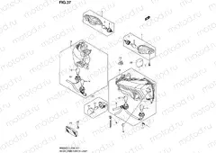 37 - REAR COMBINATION LAMP (N/REFLECTOR)
