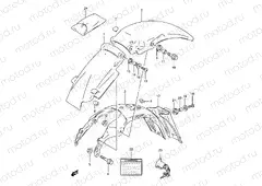 37 - REAR FENDER
