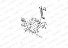 37 - REAR SWINGING ARM (RM50N, RM50T, RM50X)