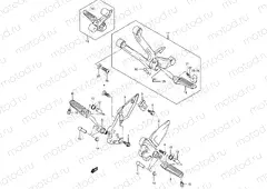 37A - FOOTREST (SV1000/U1/U2K3)