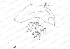 37A - FRONT FENDER (MODEL T)
