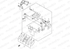 37A - REAR CALIPER (MODEL K4)