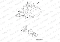 37A - RIGHT HANDLE LEVER (MODEL N/P/R/S/T)