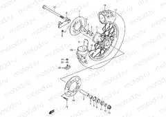 37B - REAR WHEEL (RM85K4)