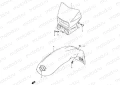 37D - HEADLAMP HOUSING (MODEL K5 E24)