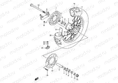 37D - REAR WHEEL (RM85K5/K6)