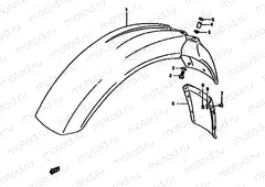 38 - FRONT FENDER