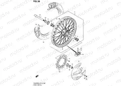 38 - FRONT WHEEL