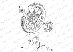 38 - FRONT WHEEL