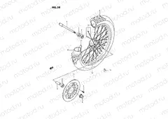 38 - FRONT WHEEL