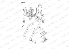 38 - PILLION RIDER HANDLE (MODEL H/J/L/M/N/P/R)