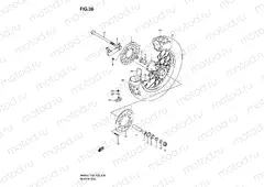 38 - REAR WHEEL (RM85K7/K8/K9/L0)