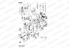 38 - WIRING HARNESS (GSF650SK9/SAK9/SUK9/SUAK9/SL0/SAL0/SUL0/SUAL0)