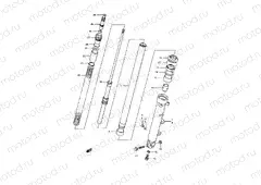 38A - FRONT DAMPER (MODEL K/L/M/N/P)